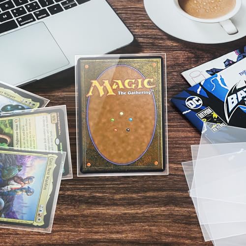 Oversized Card Sleeves 91x130mm - 50 Pack Clear Protective Jumbo Sleeves