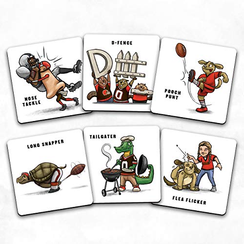 NFL Memory Match Game - Cleveland Browns Team Colors