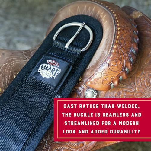 Smart Cinch with Felt Lining for Western Saddle - 30-Inch Black