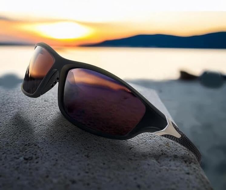 Skiennix Sports Polarized Sunglasses - 100% UV Protection for Cycling, Driving, and Fishing