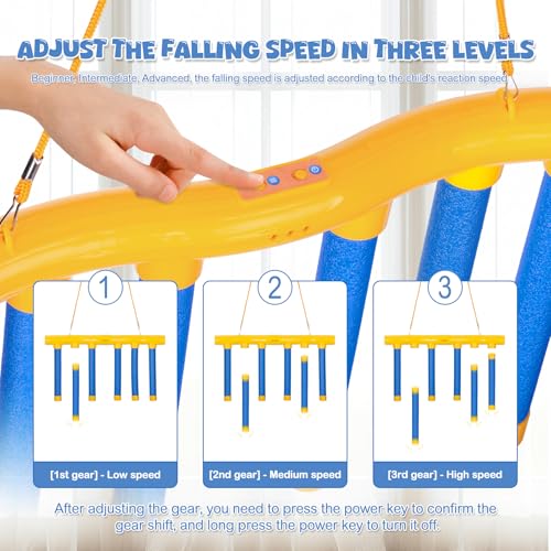 Reflex Drop Sticks Reaction Game - Hand Eye Coordination Training