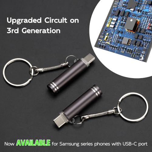 USB-C Electric Lighter - 2 Pack Flameless Windproof Keychain
