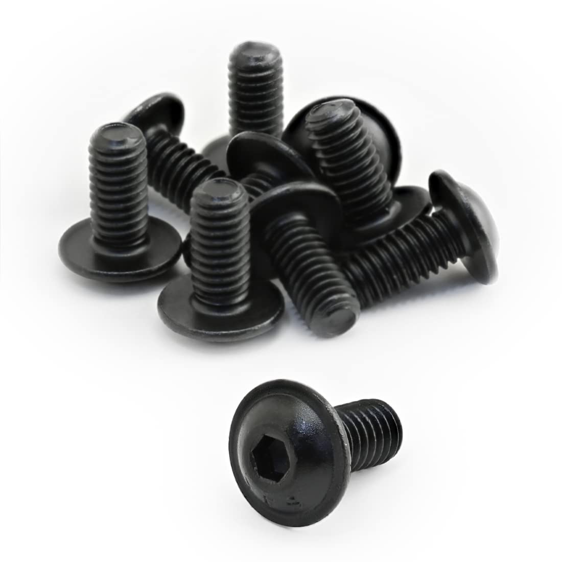 8020, 3330, 15 Series, 5/16-18 x 0.687 Inch 11/16 Inch Flanged Button Head Socket Cap Screw (FBHSCS) Bolts (100 Pack)