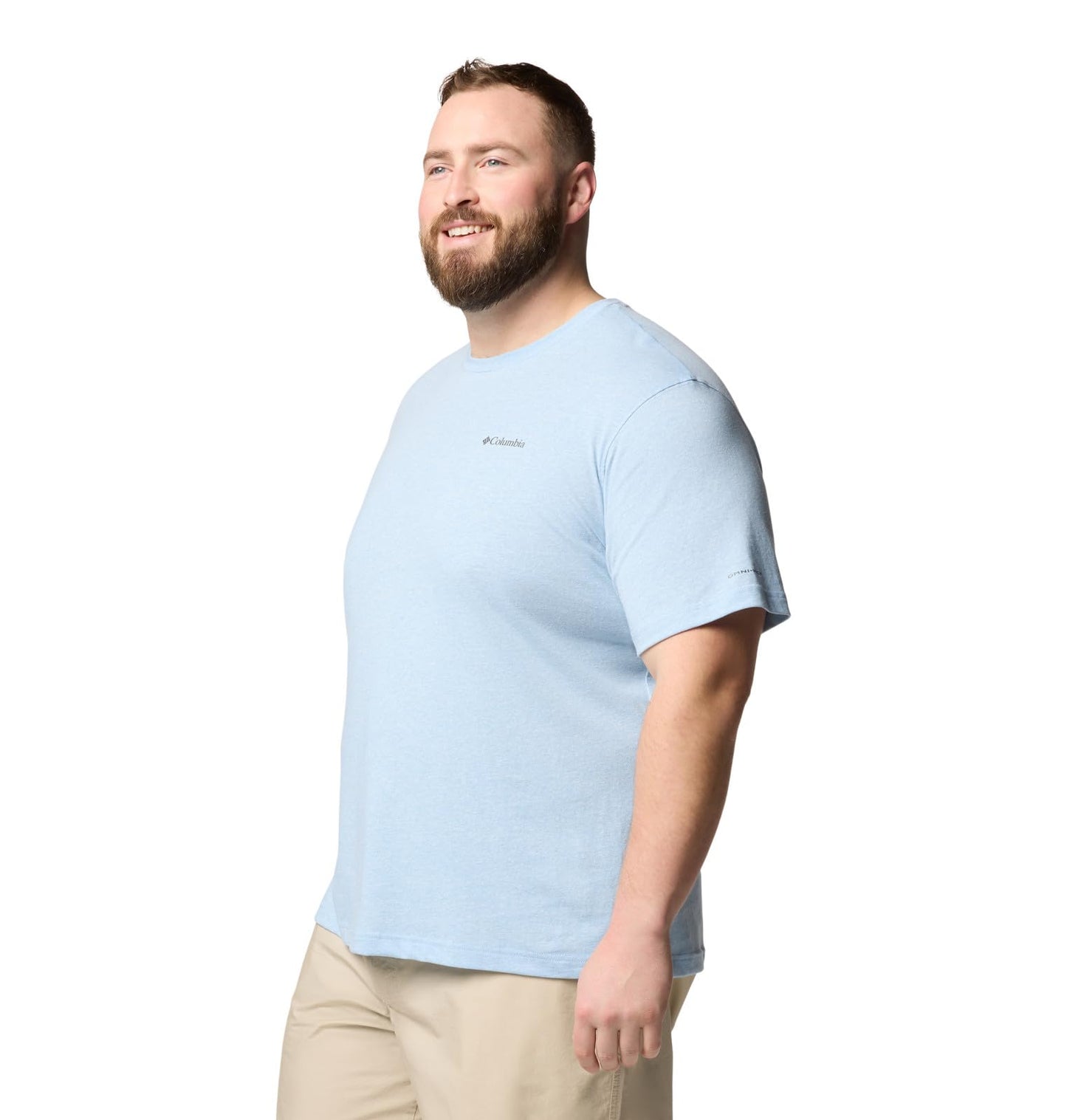 Columbia Mens Thistletown Hills Short Sleeve T-Shirt, Ripple Blue Heather, XX-Large