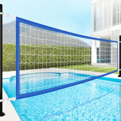 15ft UV Resistant Pool Volleyball Net - Blue