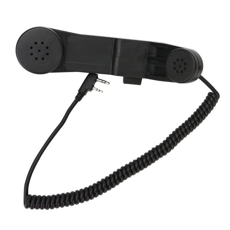 Baofeng Military Grade Radio 2Pin K-Type Microphone Military Handheld Speaker Mic for BaoFeng AR-152 UV-5R UV-S9 Plus UV-82 UV-6R DM-5R Plus Kenwood Wouxun Qansheng Puxing HYT Two Way Radios