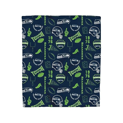 Seattle Seahawks Polar Fleece Blanket - 50'' x 60''
