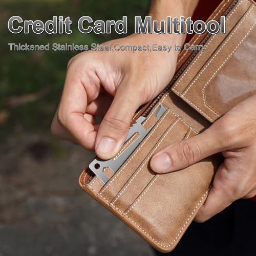 11-in-1 Credit Card Multitool - 10 Pack Survival Tools