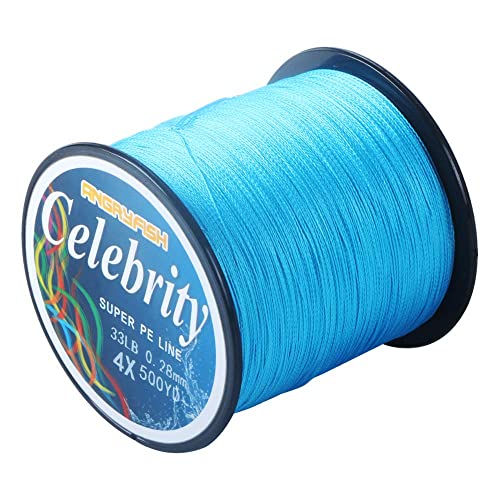 Super Strong Braided Fishing Line - 4 Strands, Zero Stretch, Abrasion Resistant