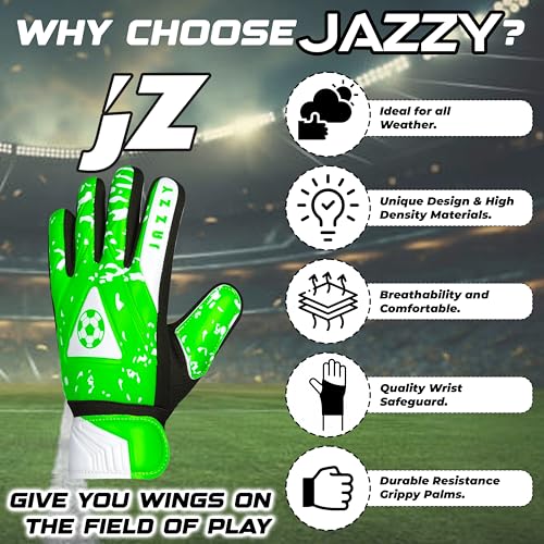 Youth Soccer Goalkeeper Gloves with Double Wrist Protection