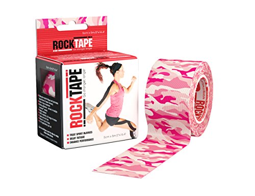 RockTape Original 2-Inch Water-Resistant Kinesiology Tape - Pink Camo