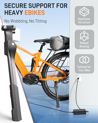 HENMI Bike Kickstand 24-29 inch with 2 Mounting Holes, 176 lb Load
