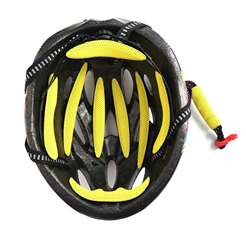 27PCS Helmet Padding Kit - Universal Foam Pads Set - Yellow