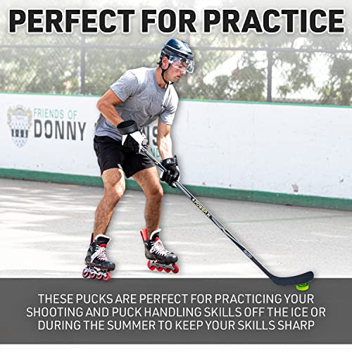 NHL Street Hockey Puck - Lightweight 3 Pack for Practice