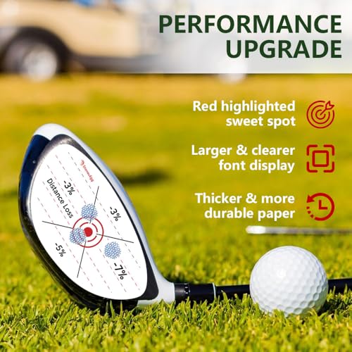 Golf Impact Tape - Self-Teaching Stickers for Right-Handed 150pcs