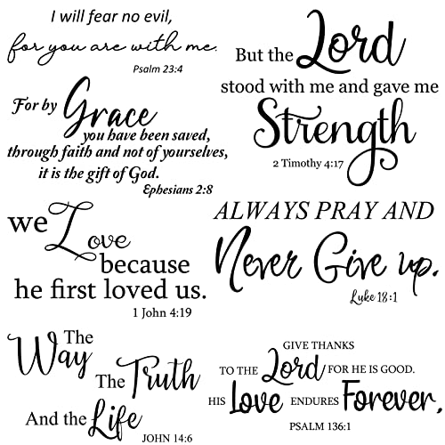 Bible Verse Wall Stickers - We Love Because He First Loved Us