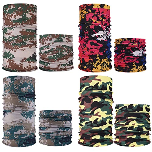 30 Colors Pattern Neck Gaiters Face Masks for Men Women Running Cycling Fishing