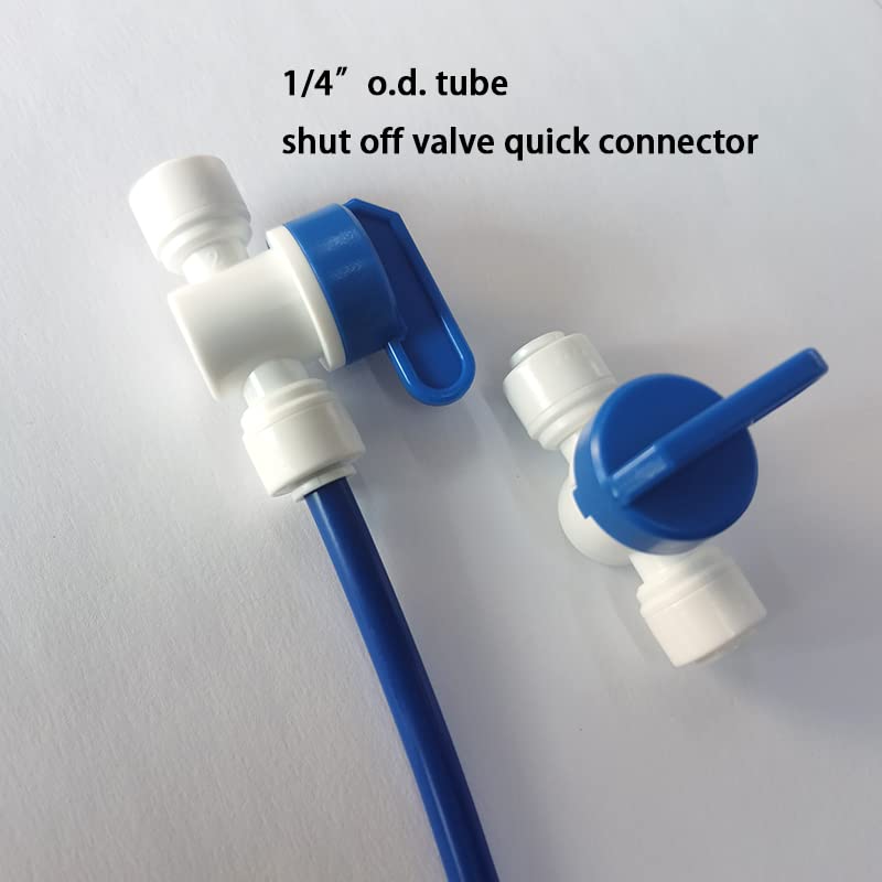 1/4 Inch Quick Connect Ball Valve Set - Pack of 5