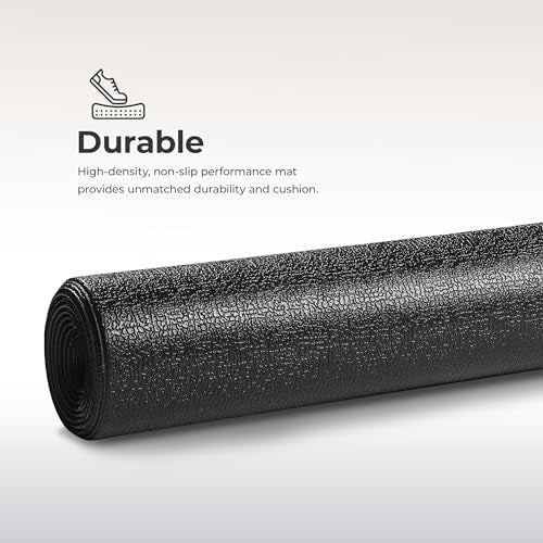 Home Gym Equipment Mat - Medium 79” Non-Slip Floor Protection