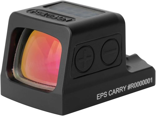 Holosun EPS Carry Series, 2MOA, 6MOA, 32 MOA Circle 2 MOA Dot Options, Modified RMSc, RMSc Adapter Plate, Solar Failsafe - Red/Green/Gold Options