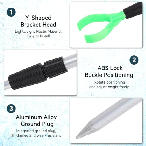 Adjustable Fishing Rod Holder - Telescopic Aluminum Bracket