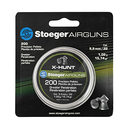 Precision .22 Caliber Airgun Pellets - X-Hunt 200 Pack