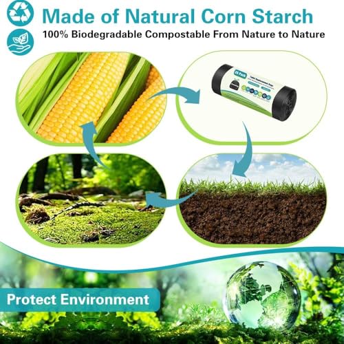 Biodegradable Portable Toilet Bags - 25 Pack for Camping