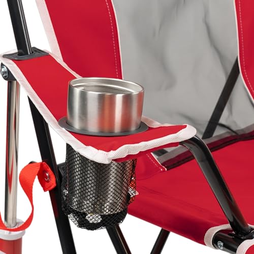 Comfort Pro Rocker Camping Chair - Nebraska Cornhuskers