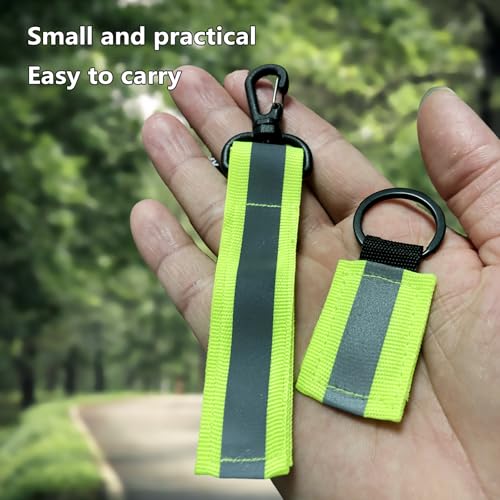 10 Pack Glow in The Dark Reflective Straps for Safety Gear