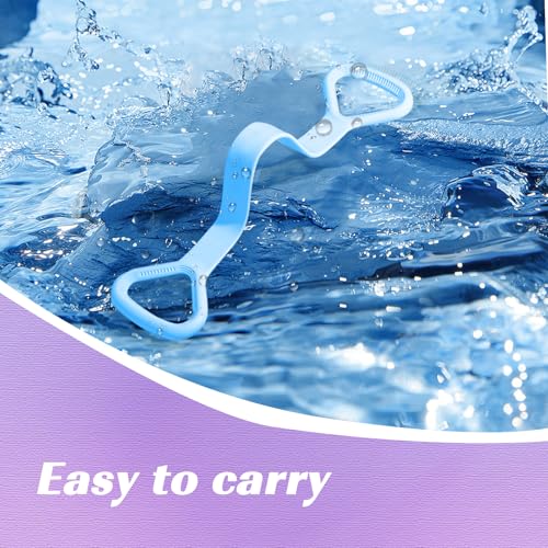 Figure 8 Resistance Bands with Handles - Light Blue
