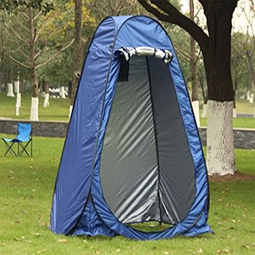 Blue Portable Pop-Up Privacy Tent for Outdoor Shower, Dressing, Camping