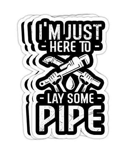 Funny Plumber Gifts - Vinyl Stickers Set for Men