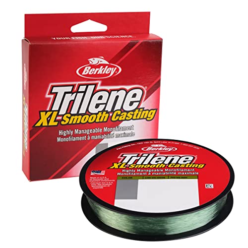 Berkley Trilene XL Monofilament Fishing Line - 10lb Test, 300 Yards, Low-Vis Green
