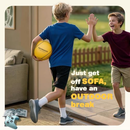 Tetherball Ball and Rope Set for Kids & Adults - Classic Yellow