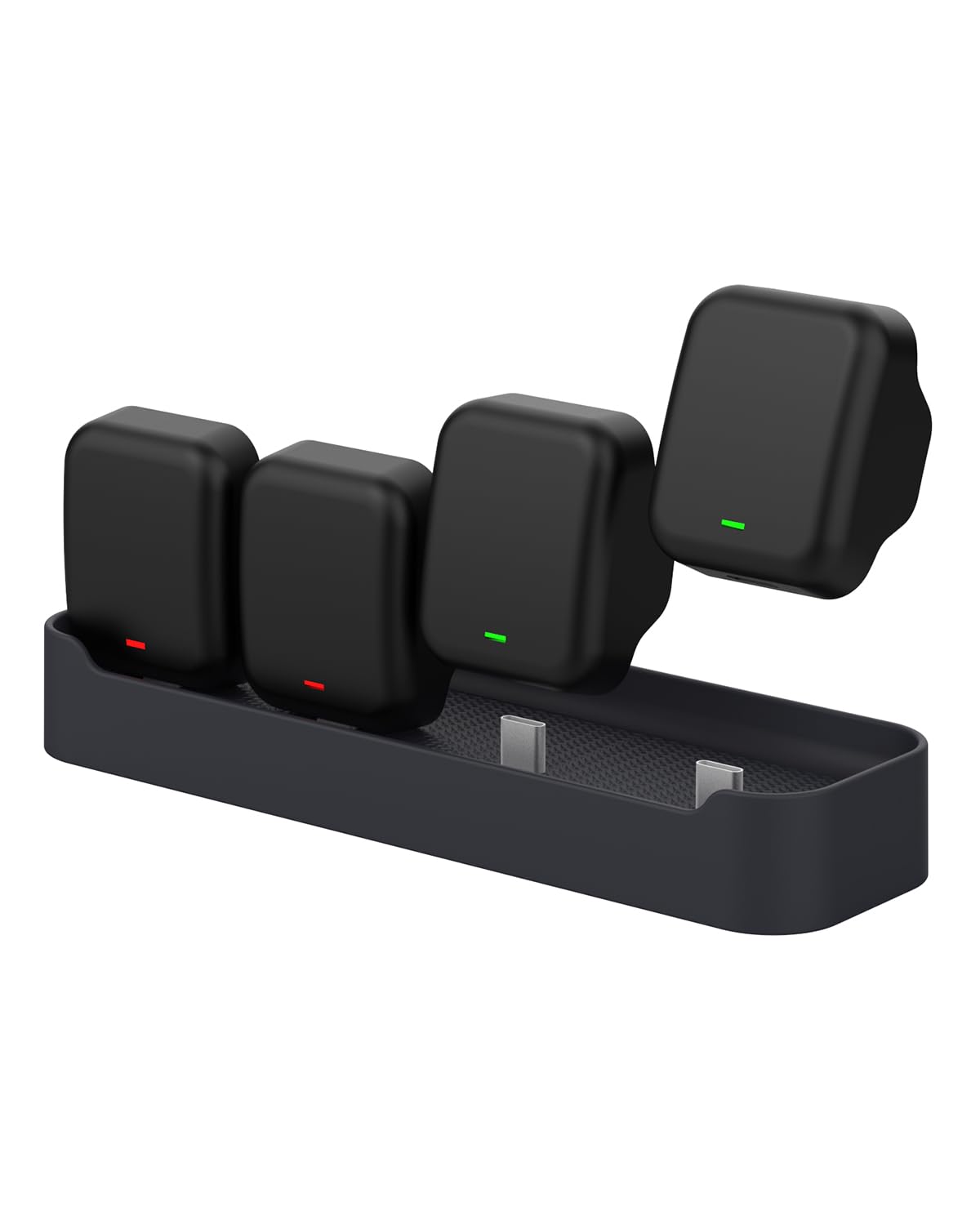 Doohoeek Battery Charging Station Compatible with Whoop 5.0 PowerPack 2025 & Battery Pack 4.0, 4-Port USB-C Family Charger Dock Charging Hub Compatible with Whoop 5.0 & 4.0 Charger (Station Only)