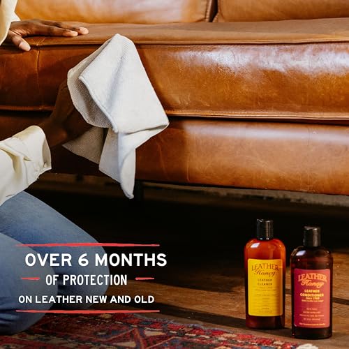 Leather Conditioner - 8 Fl Oz Non-Toxic Formula for All Leather
