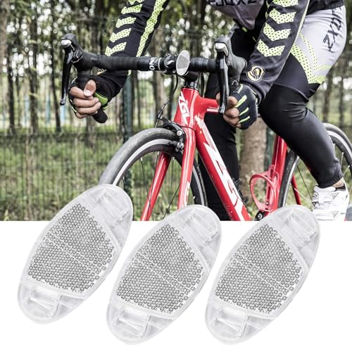 Bike Reflector Kit - 8 Pcs Front & Rear Safety Reflectors
