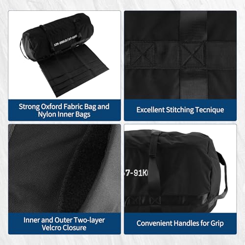 Adjustable Sandbags for Full-Body Workouts - 3 Pack Set