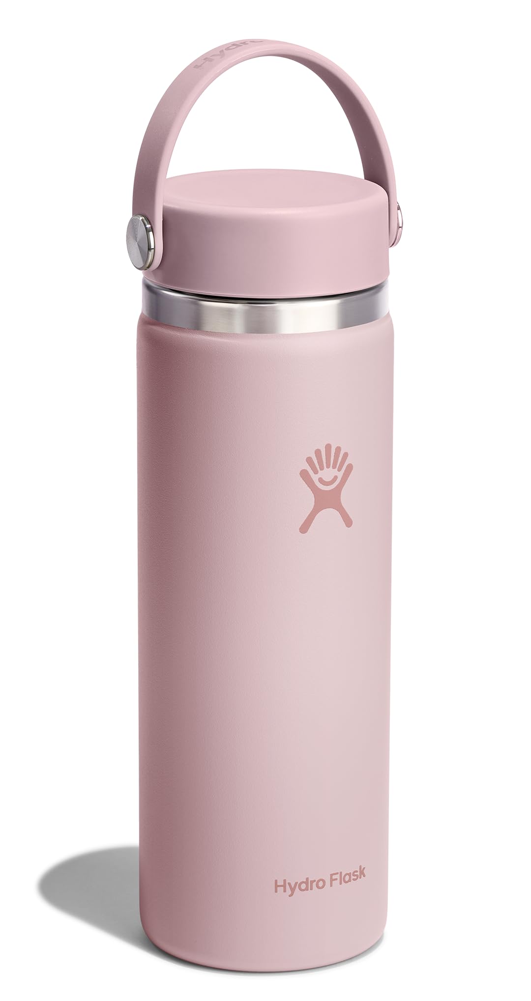 Hydro Flask Water Bottle - Insulated Stainless Steel - Wide Mouth Flex Lid, Non Spill, Leakproof and Refillable in 20 Oz Tonal Trillium