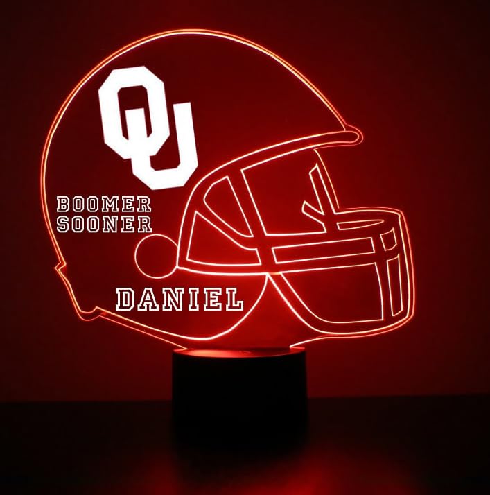 Custom LED Acrylic Name Sign with Remote - Multicolor