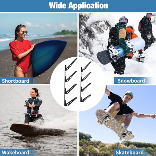 Adjustable Surfboard Rack Wall Mount - 4 Layer Black