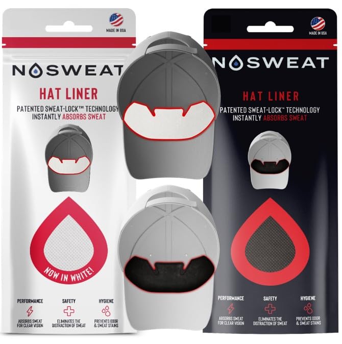 Hat Sweat Liners - Prevent Stains & Odor | 6 Pack Golf Accessories