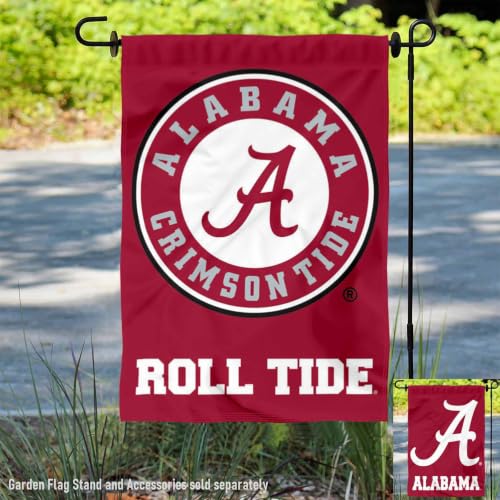 Alabama Crimson Tide Garden Flag - Double Sided 13x18