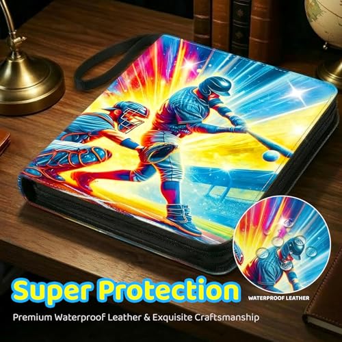 900 Card Baseball Card Binder - Sports Trading Card Album with 9-Pocket Pages