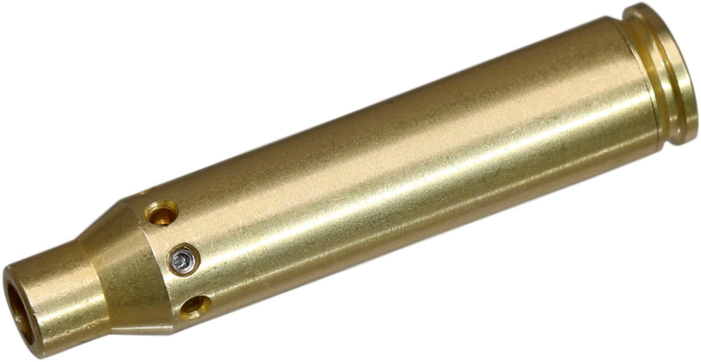 MAYMOC 223 5.56mm Bore Sight Laser Red Dot Cartridge Laser bore Sighter with 2 Sets of Batteries