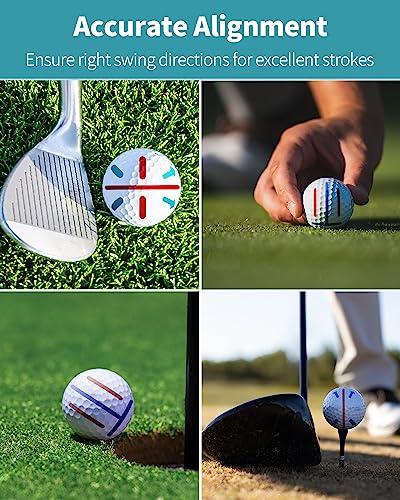 Golf Ball Liner Template Alignment Kit - 2 PCS Green&Black