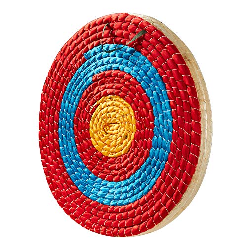 TOPARCHERY 20in 3-Layer Straw Archery Target – Hand-Made Outdoor Practice Target 2.3" Thick
