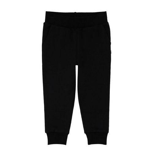 Little Sleepies Joggers for Boys & Girls, Soft Toddler Sweatpants, Baby Boys Pants, Elastic Waistband (Size 5, Black)
