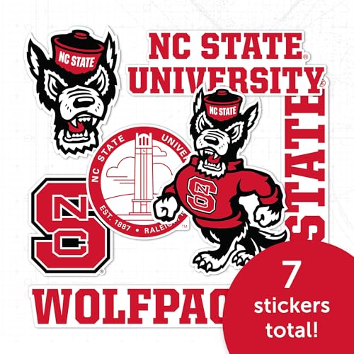 North Carolina State Wolfpack Vinyl Sticker Decal - Premium Quality