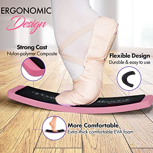 Zenmarkt Bright Pink Turning Board for Dancers, Gymnasts & Ice Skaters